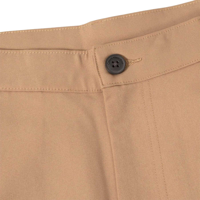 Calvin Klein Mens Tech Golf Shorts Stone