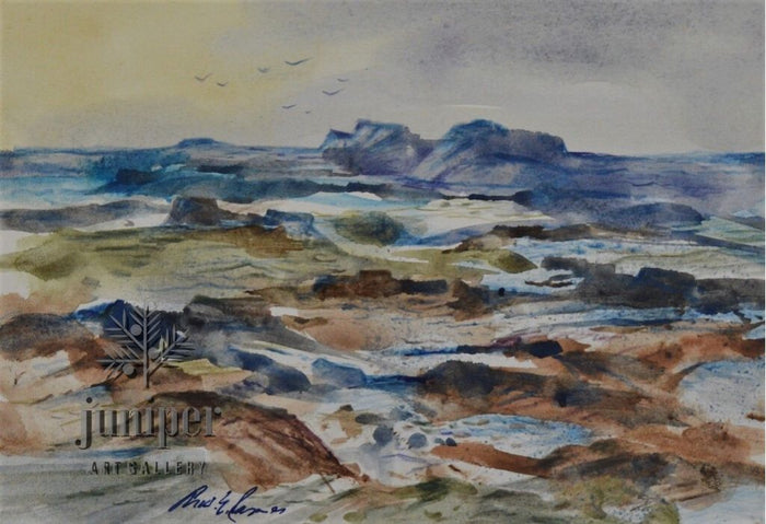 watercolor by Charles E Barnes