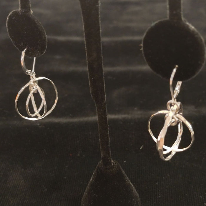 Sterling silver earrings by Lee Cohn