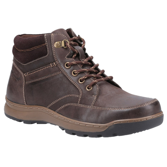 Hush Puppies Mens Grover Lace Boots TAN