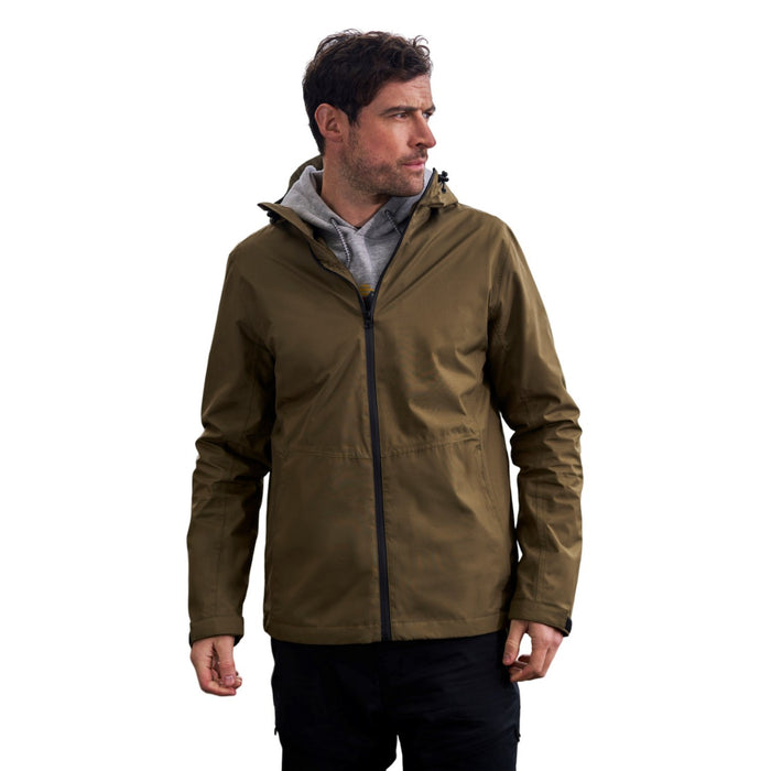 Mountain Warehouse Mens Covert Waterproof Jacket Dark Khaki
