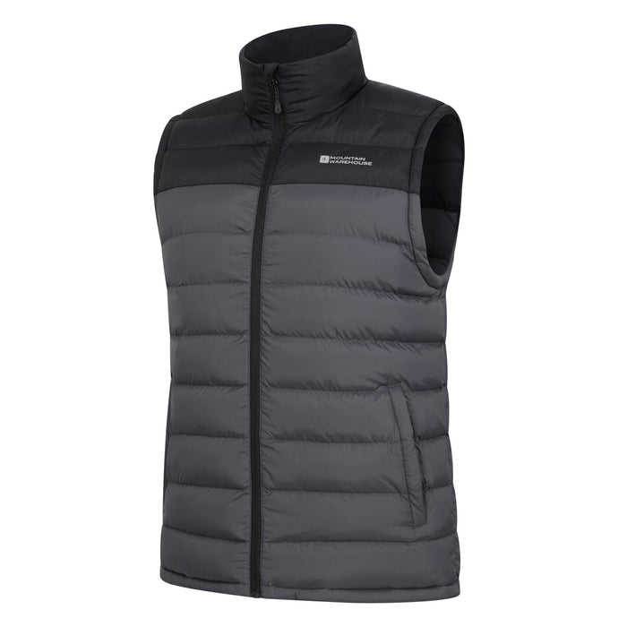 Mountain Warehouse Mens Seasons II Padded Gilet Dark Grey