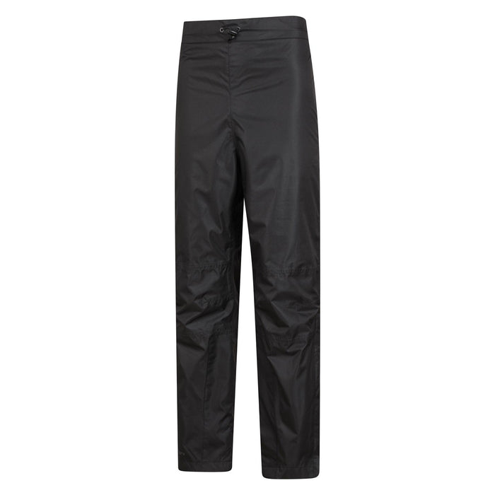 Mountain Warehouse Mens Spray Waterproof Regular Trousers Black