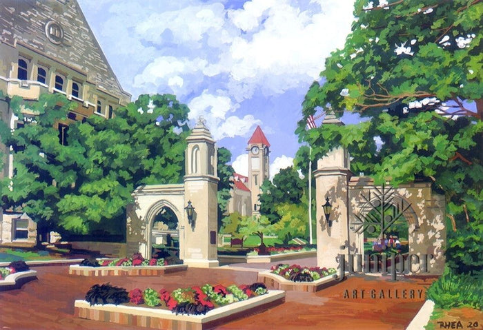 RHEA - Sample Gates, campus view (Reproduction)