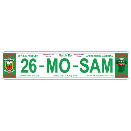 26-MO-SAM Mayo GAA Number Plates