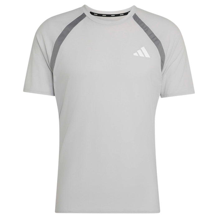 adidas Mens Adizero A Tee Grey