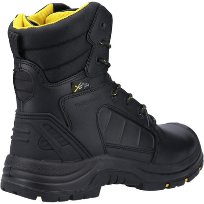 Amblers Safety Unisex AS350C Berwyn Hi-Leg Waterproof Metal Free Metatarsal Safety Boot Black