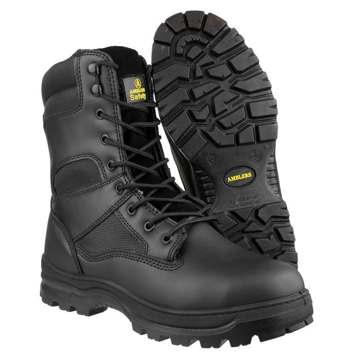 Amblers Safety Unisex FS008 Hi leg Safety Boot Black