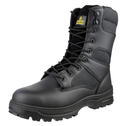 Amblers Safety Unisex FS008 Hi leg Safety Boot Black