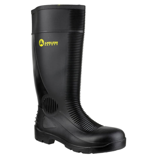 Amblers Safety Unisex FS100 Construction Safety Wellington Black