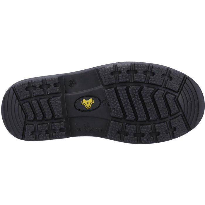 Amblers Safety Unisex FS116 Hardwearing Pull on Safety Dealer Boot Black