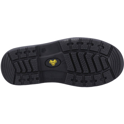 Amblers Safety Unisex FS116 Hardwearing Pull on Safety Dealer Boot Black