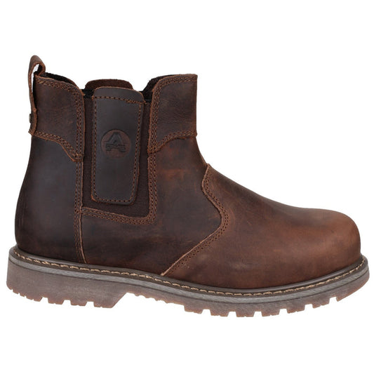 Amblers Safety Unisex FS165 Pull-On Safety Dealer Brown