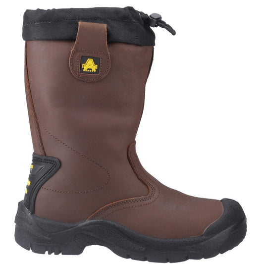 Amblers Safety Unisex FS245 Antistatic Pull On Safety Rigger Boot Brown