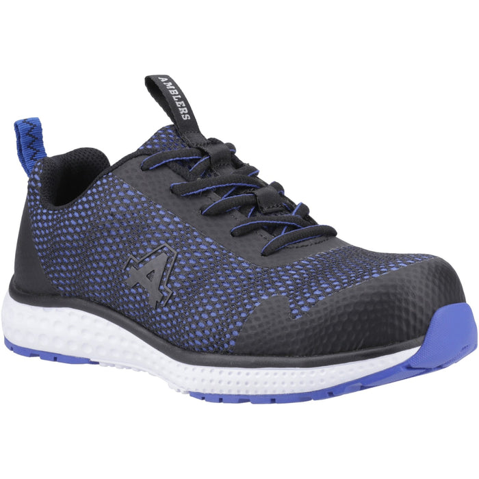 Amblers Safety Womens AS615C Safety Trainer Blue