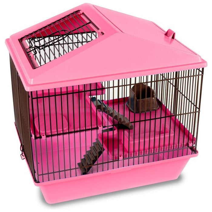 ANIMAL HOUSE 2-LEVEL HAMSTER HOME