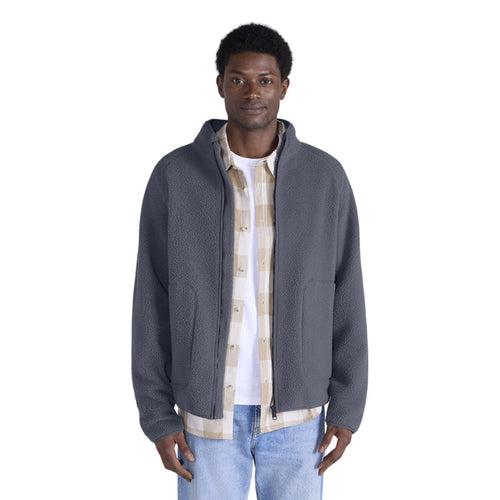 Animal Mens Andy Borg Fleece Jacket Light Grey