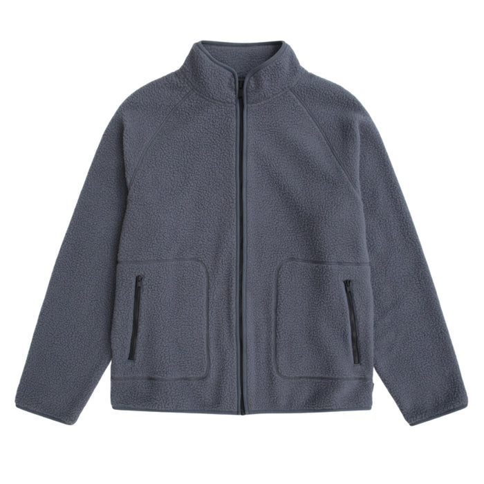 Animal Mens Andy Borg Fleece Jacket Light Grey