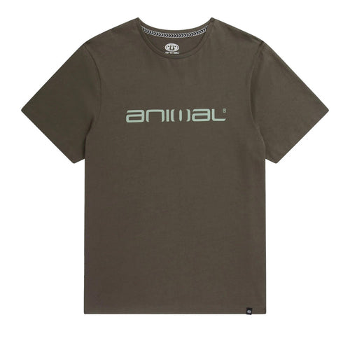 Animal Mens Classico Organic T-Shirt Green
