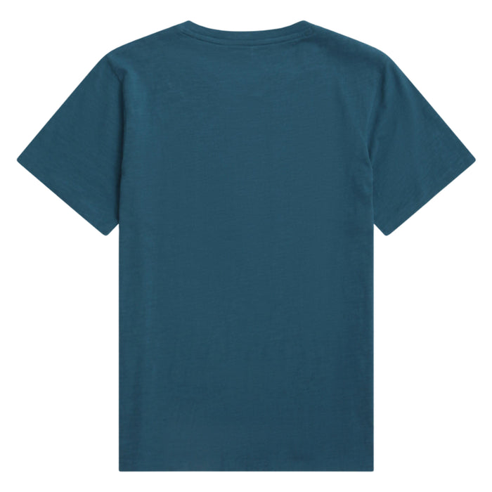 Animal Mens Jacob Distressed Logo T-Shirt Teal