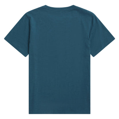 Animal Mens Jacob Distressed Logo T-Shirt Teal