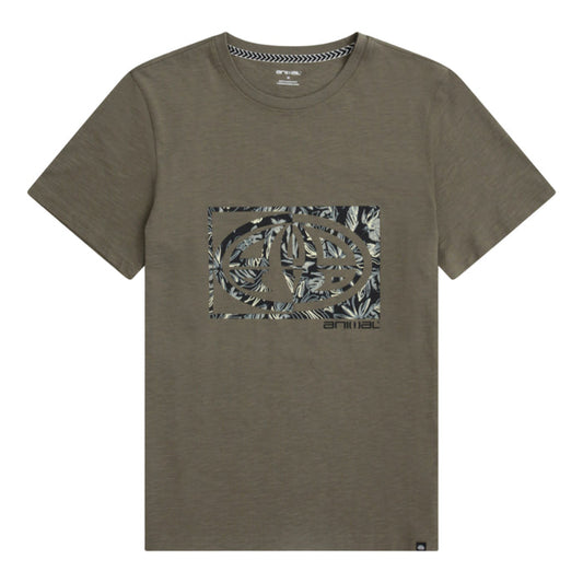 Animal Mens Jacob T-Shirt Dark Green