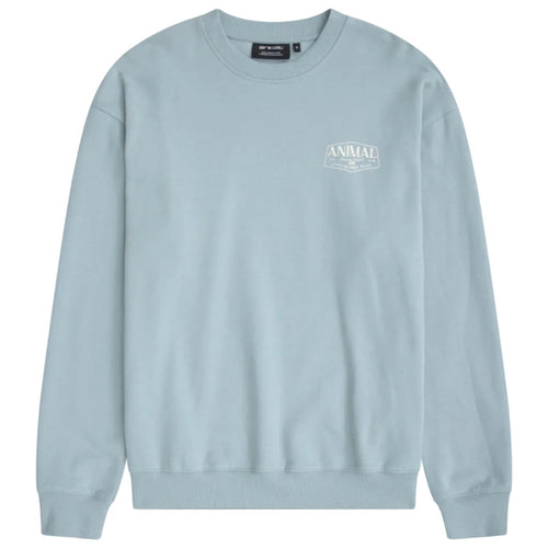 Animal Mens Jonah Organic Sweatshirt Bright Blue
