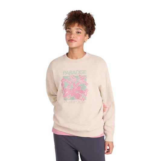Animal Womens Dakota Graphic Sweatshirt Cream