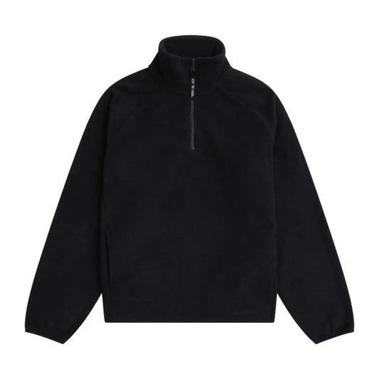 Animal Womens Stockholm Half Zip Fleece Top Black