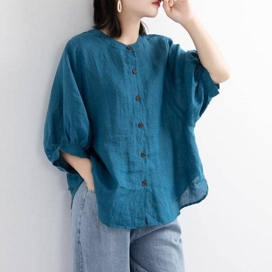 Artistic Lantern Sleeve Blouse - [variant_option1]