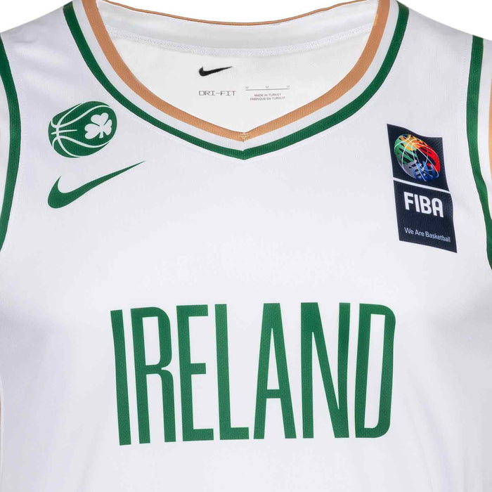Nike Basketball Ireland 2026 Kids Sleeveless Away Jersey