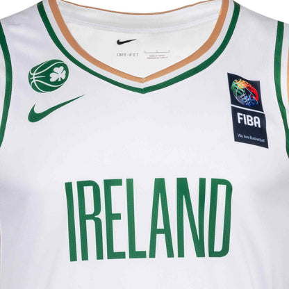 Nike Basketball Ireland 2026 Kids Sleeveless Away Jersey