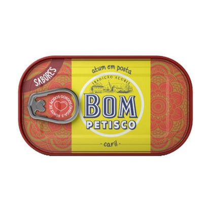 Bom Petisco Solid Tuna In Olive Oil and Curry - [variant_option1]