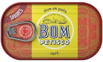 Bom Petisco Solid Tuna In Olive Oil and Curry - [variant_option1]