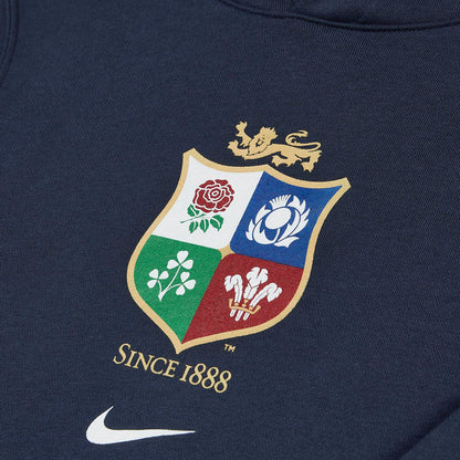 NIKE Womens Lions Kids Hoodie Navy