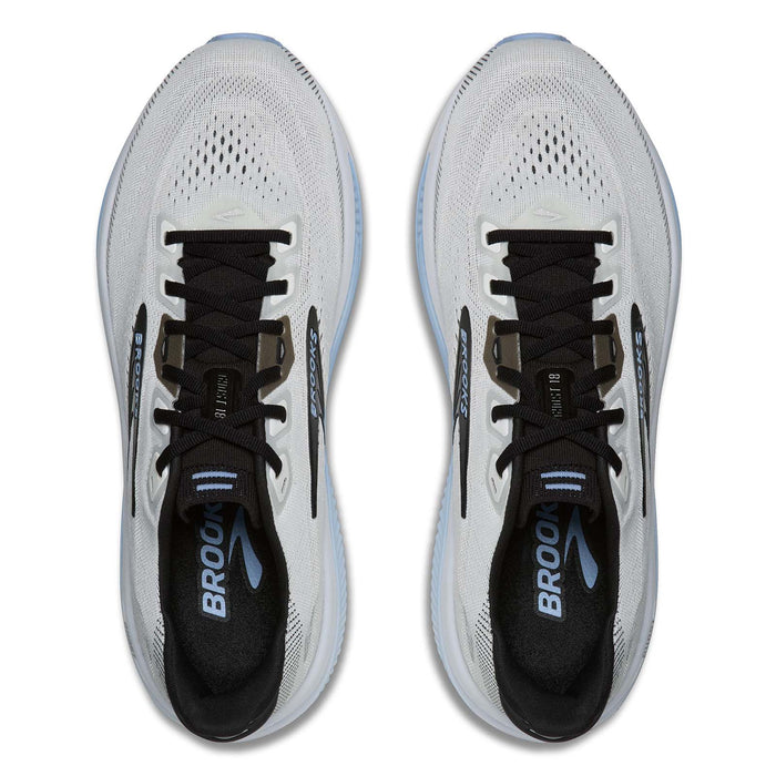 Brooks Ghost 18 Wide Mens White/Black