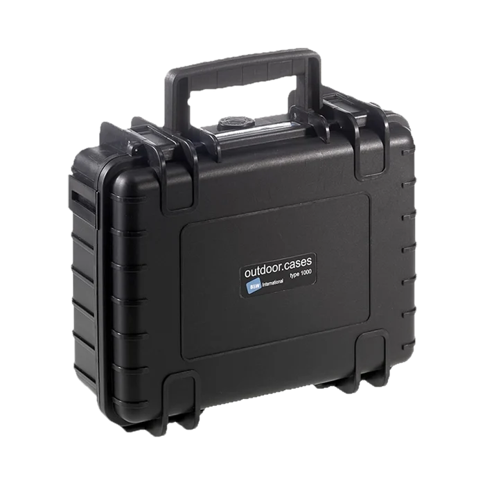 B&W International Type 1000 Outdoor Hard Case with Foam Insert (Black)
