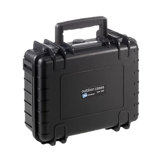 B&W International Type 1000 Outdoor Hard Case with Foam Insert (Black)