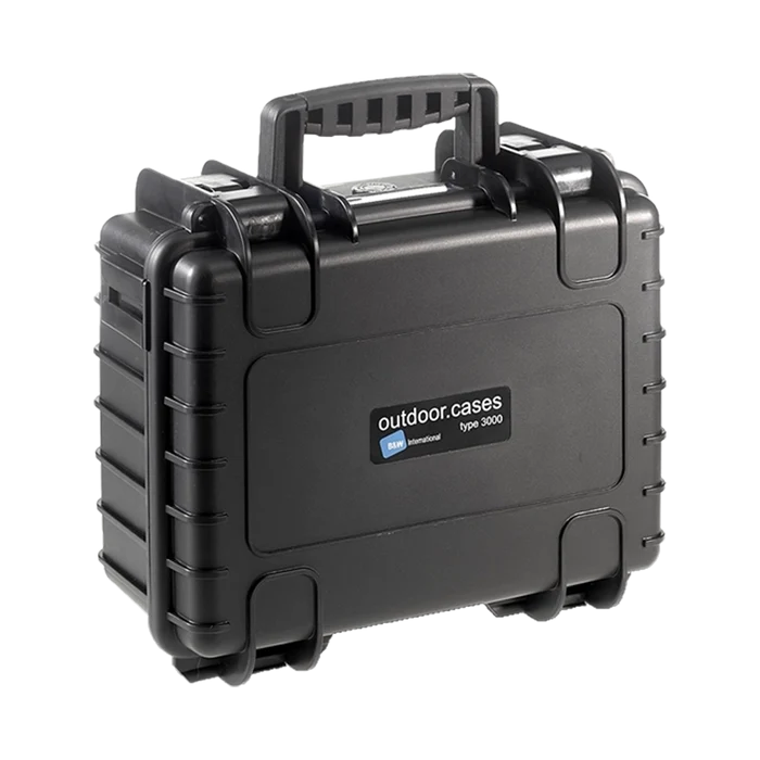 B&W International Type 3000 Outdoor Hard Case with Dividers (Black)