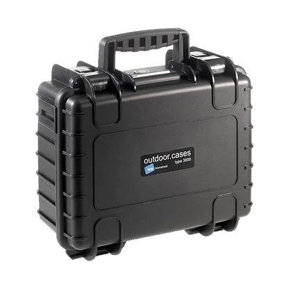 B&W International Type 3000 Outdoor Hard Case with Dividers (Black)