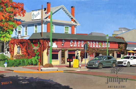 Cafe Pizzeria (original) by Tom Rhea