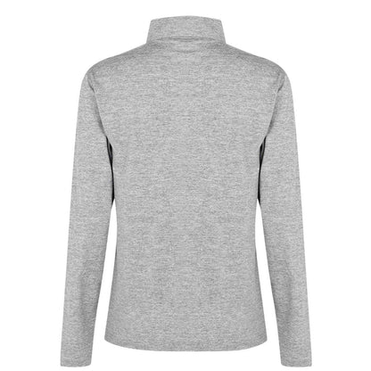 Calvin Klein Mens Albany Half Zip Golf Sweatshirt Silver Marl