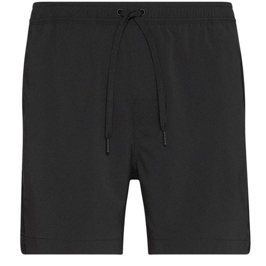 Calvin Klein Mens Logo Swim Shorts Black