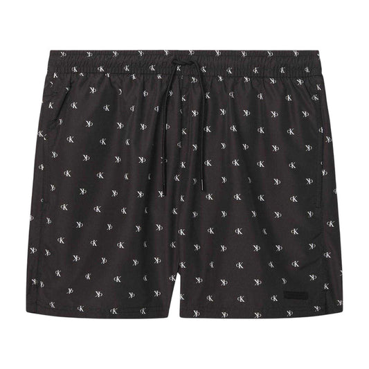 Calvin Klein Mens Logo Swim Shorts Black