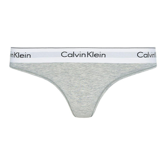 Calvin Klein Womens Cotton Blend Lightweight Modern Briefs Grey
