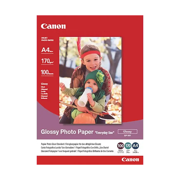 Canon GP-501 Glossy Photo Paper (A4 - 100 Sheets)