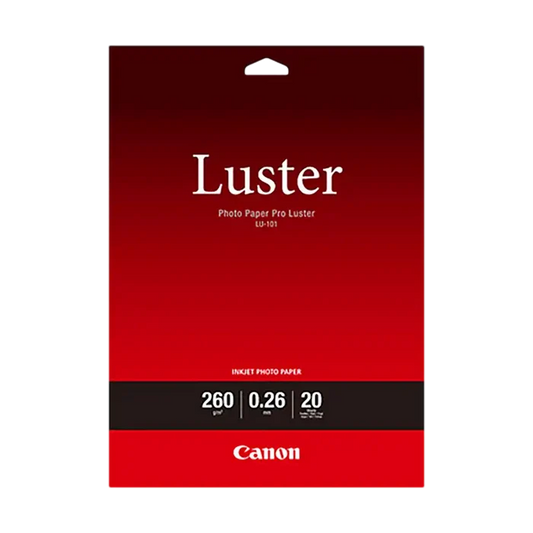 Canon LU-101 Pro Luster Photo Paper (A4 - 20 Sheets)