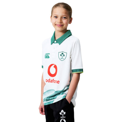 Canterbury IRE Jr Kid Alt Pro Jsy 26 Wht