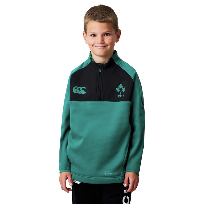 Canterbury IRFU Ireland Rugby Kids 2026 Half-Zip Training Top