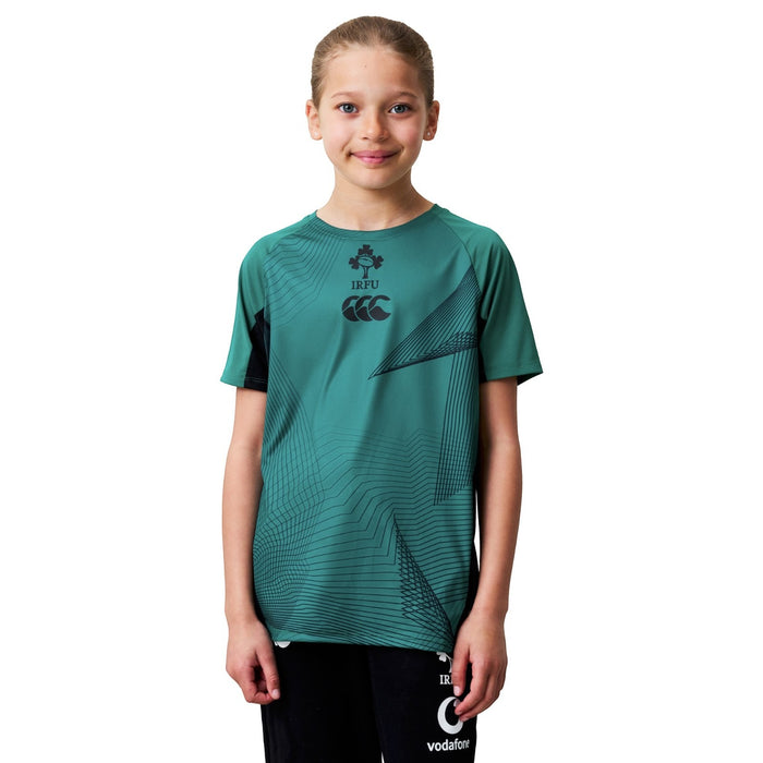 Canterbury IRFU Ireland Rugby Kids 2026 Superlight Training T-Shirt